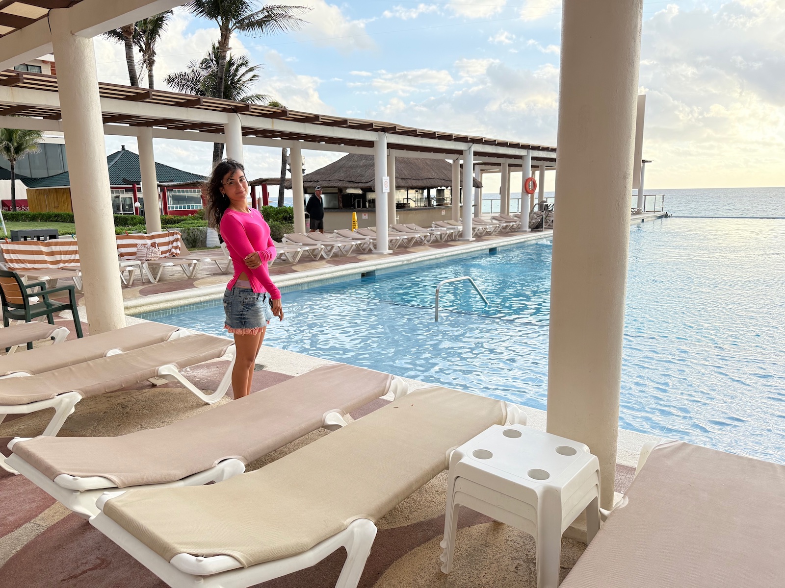 The final site inspection. Asel Müge soaking in the last views at 7:30 AM before initiating the 'Return to Chicago' protocol.