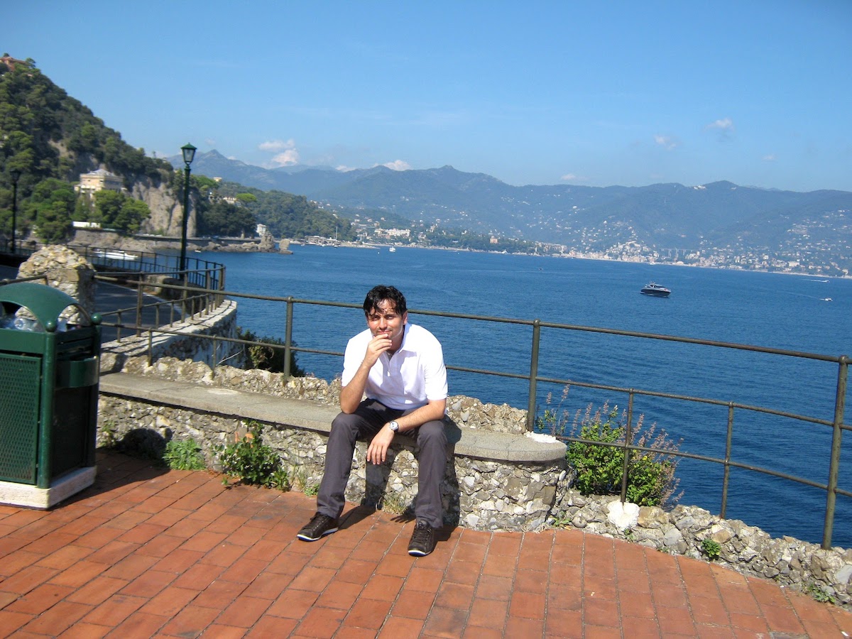 The scenic harbor of Portofino.